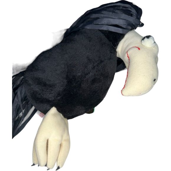 VTG Kamar Kicks Mirdok Vulture Buzzard Bird Plush 15” W/Tags Rare Creepy HTF - Picture 8 of 16